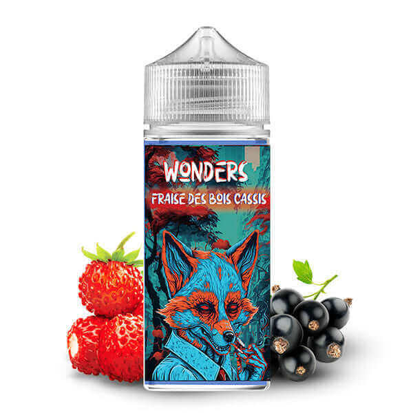 WONDERS Fraise des Bois & Cassis - E-liquide 100ml-0 mg-VAPEVO