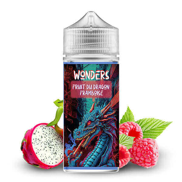 WONDERS Fruit du Dragon & Framboise - E-liquide 100ml-0 mg-VAPEVO