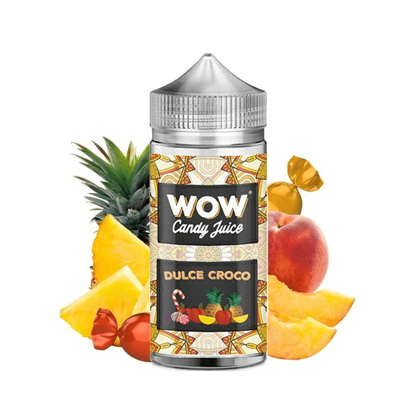 WOW CANDY JUICE E-liquide Dulce Croco 100ml-0 mg-VAPEVO