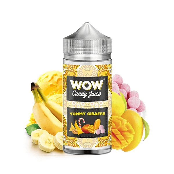 WOW CANDY JUICE E-liquide Yummy Giraffe 100ml-0 mg-Fresh-VAPEVO