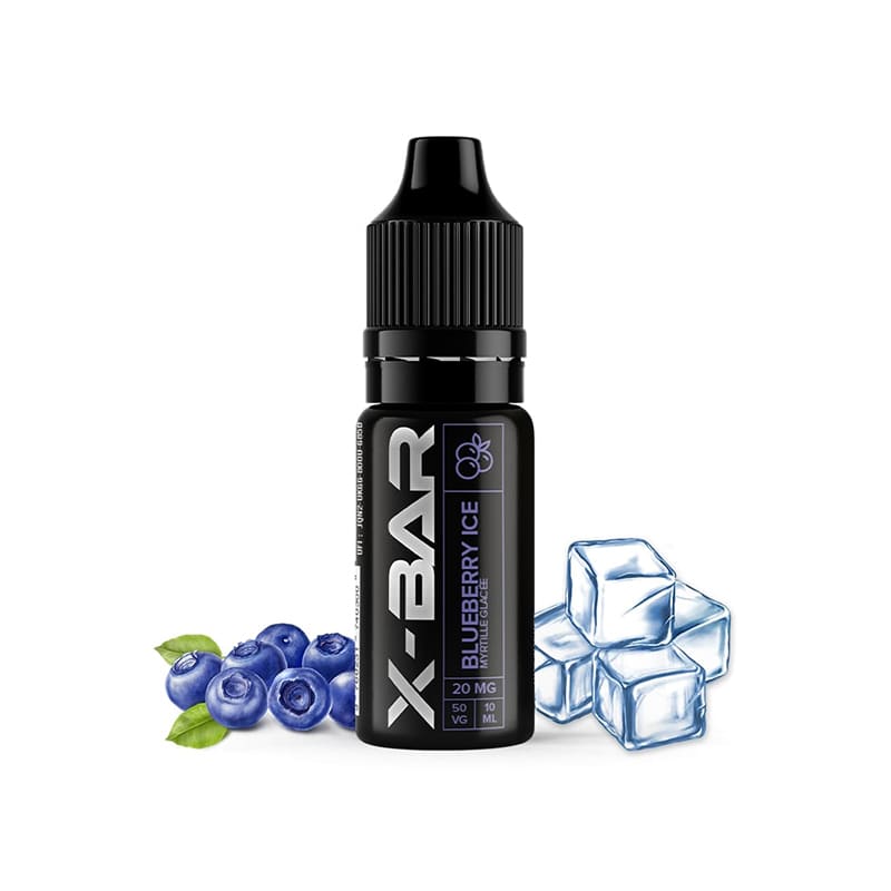 X-BAR Blueberry Ice - Sel de nicotine 10ml-10 mg-VAPEVO