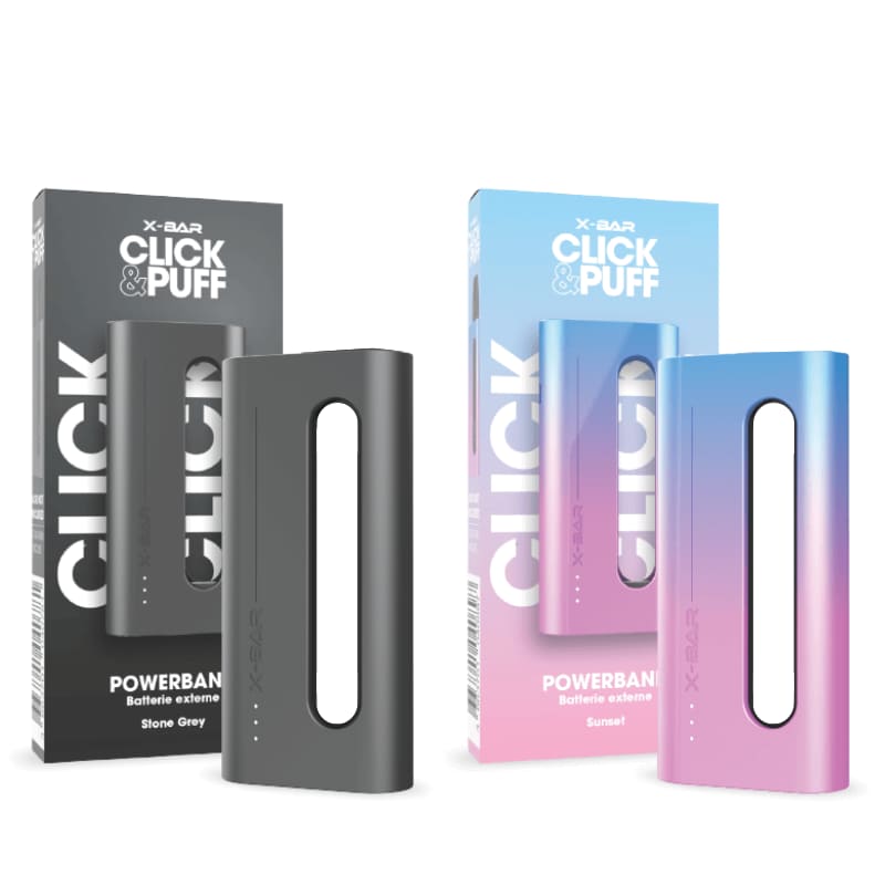 X-BAR Click & Charge - Powerbank 1200mAh-VAPEVO