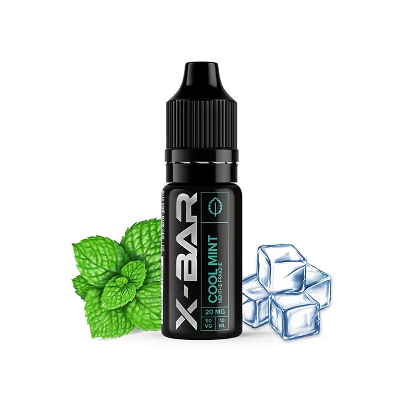 X-BAR Cool Mint - Sel de nicotine 10ml-10 mg-VAPEVO