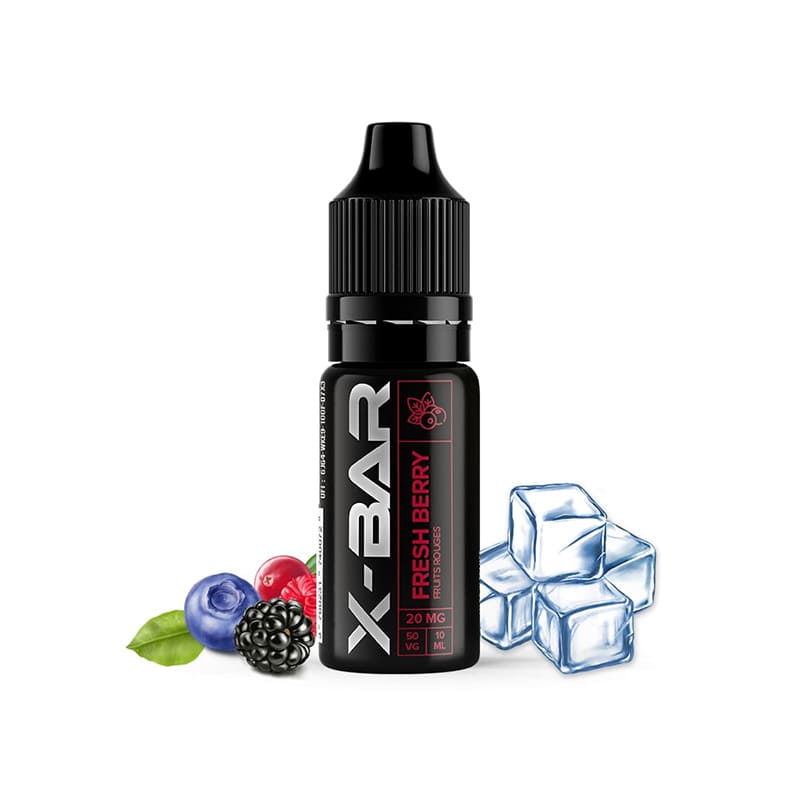 X-BAR Fresh Berry - Sel de nicotine 10ml-10 mg-VAPEVO