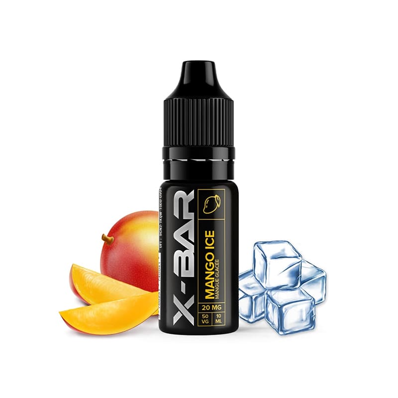 X-BAR Mango Ice - Sel de nicotine 10ml-10 mg-VAPEVO