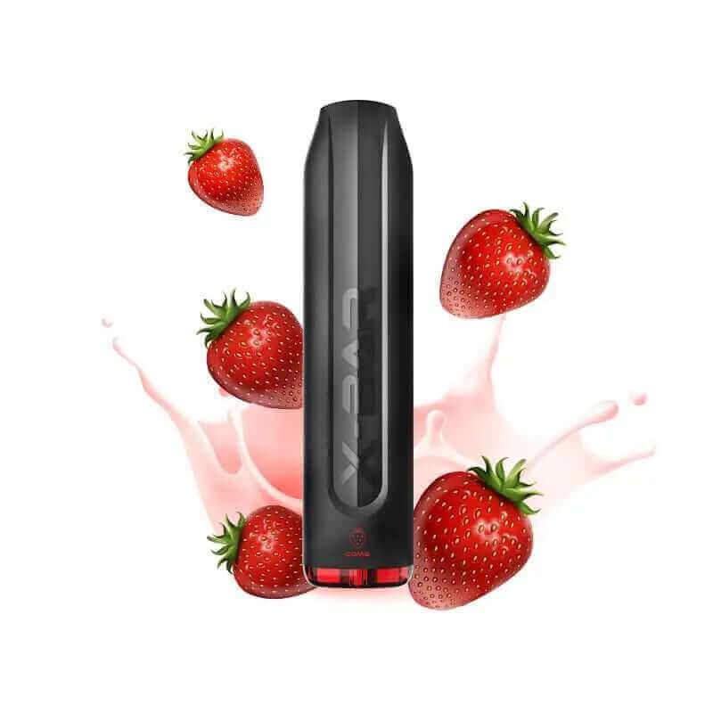 X-BAR Pod Jetable Strawberry Milkshake-0 mg-VAPEVO