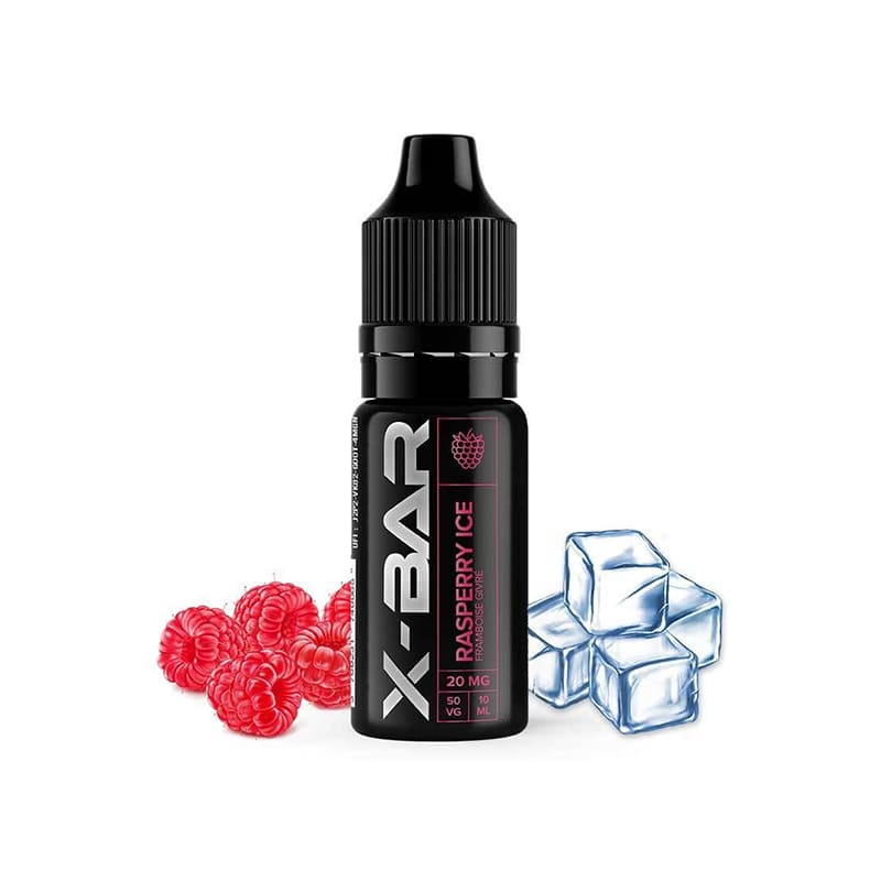 X-BAR Raspberry Ice - Sel de nicotine 10ml-10 mg-VAPEVO