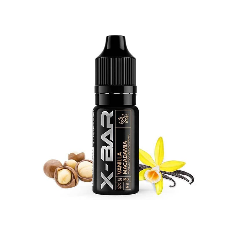 X-BAR Vanilla Macadamia - Sel de nicotine 10ml-10 mg-VAPEVO