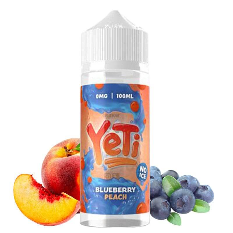 YETI - Blueberry Peach - E-liquide 100ml-0 mg-No Ice-VAPEVO
